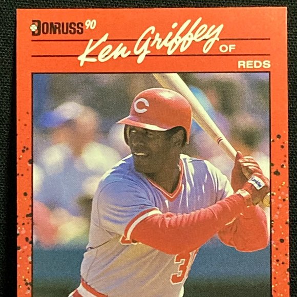 KEN GRIFFEY DONRUSS 1990 BASEBALL CARD - Picture 1 of 2